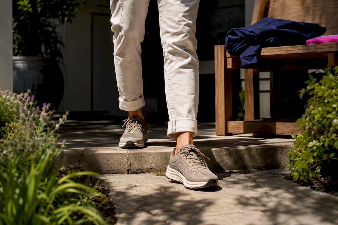 Comfortable shoes ready for a full day