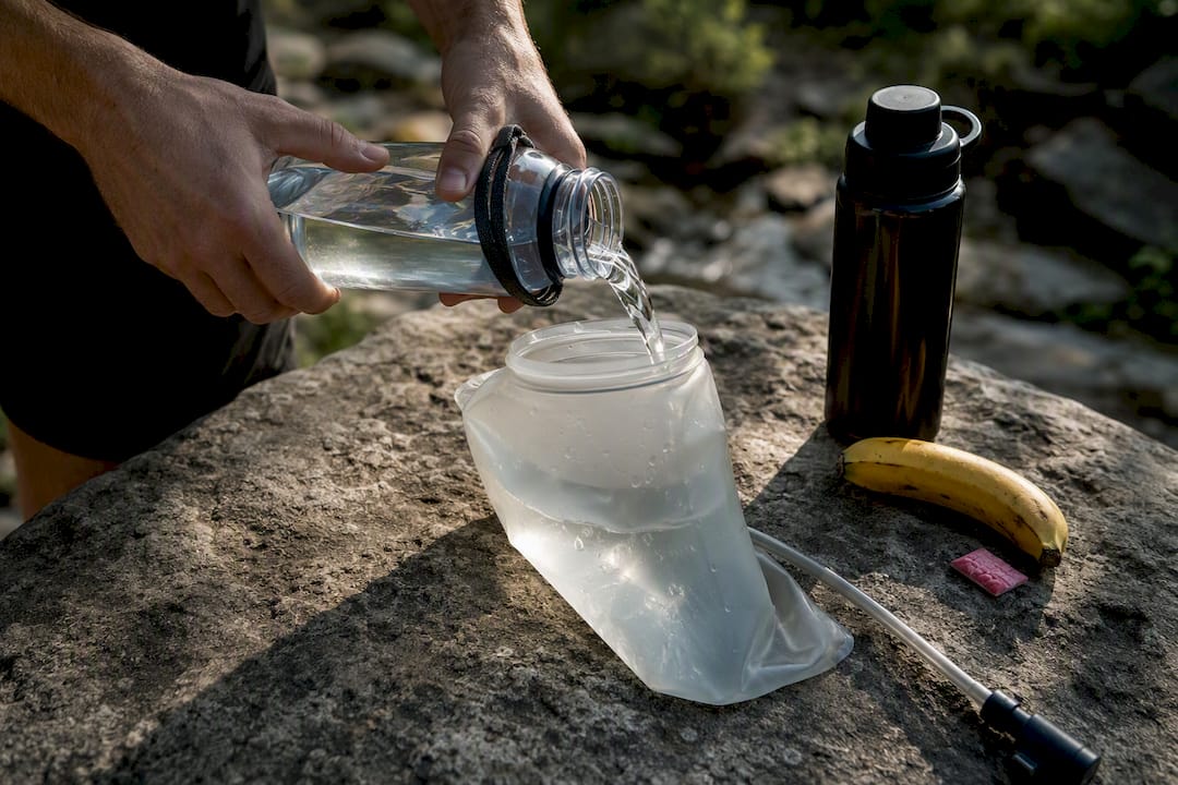 Water and fuel prepared for rucking