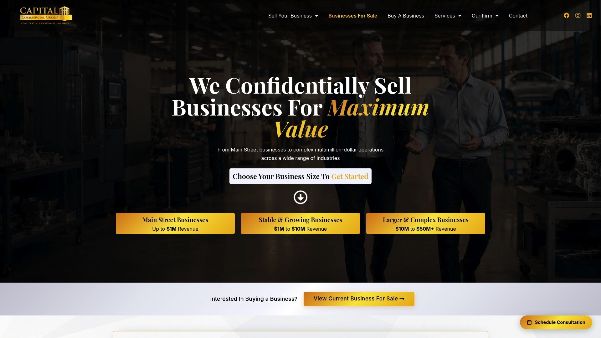 https://capitalbusinessbrokerage.biz