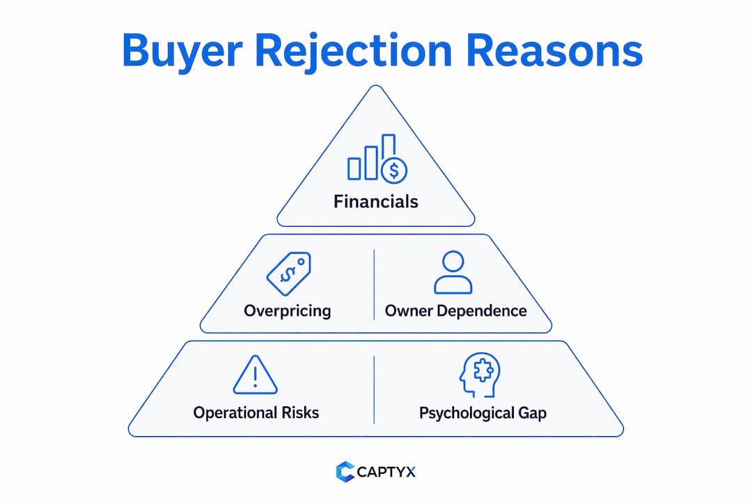 Infographic illustrating top buyer rejection reasons