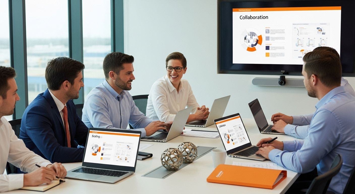 erp collaboration business meeting