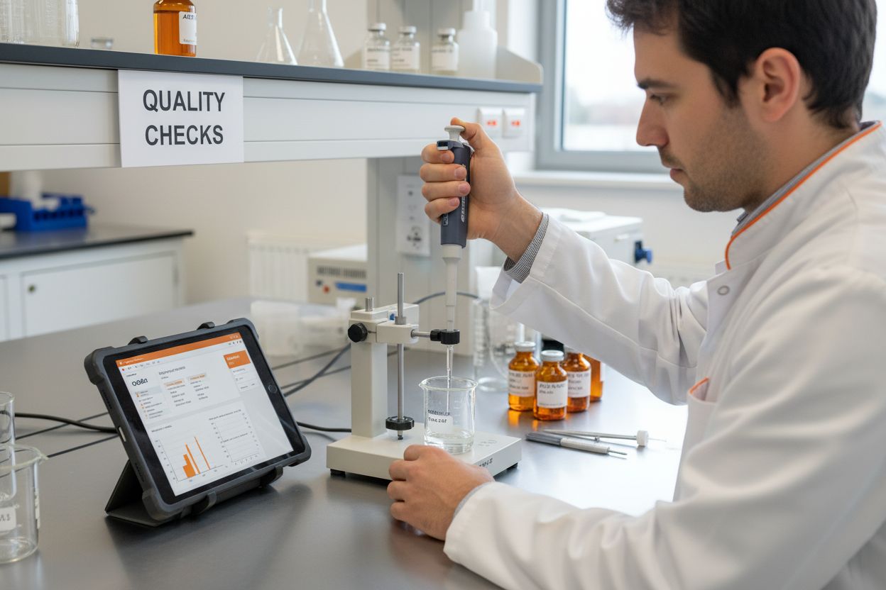 adhesive production quality checks