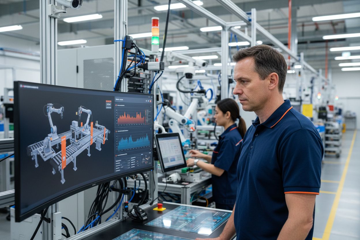 AI digital twin factory