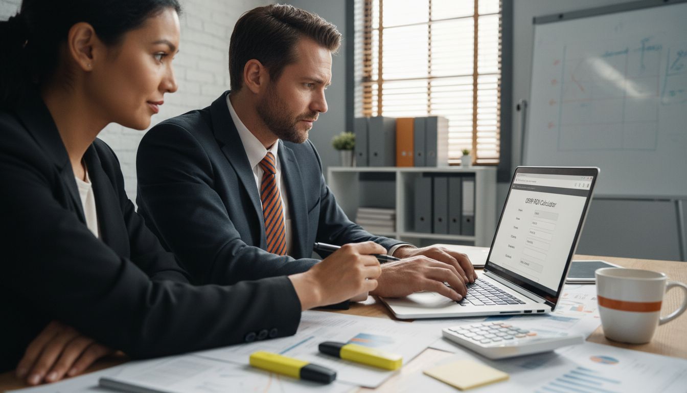 input financial data ERP