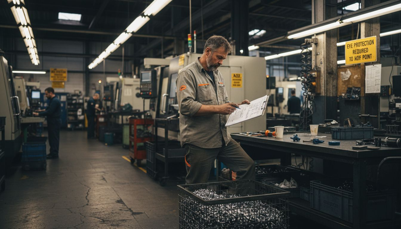 Supervisor mapping resources on shop floor