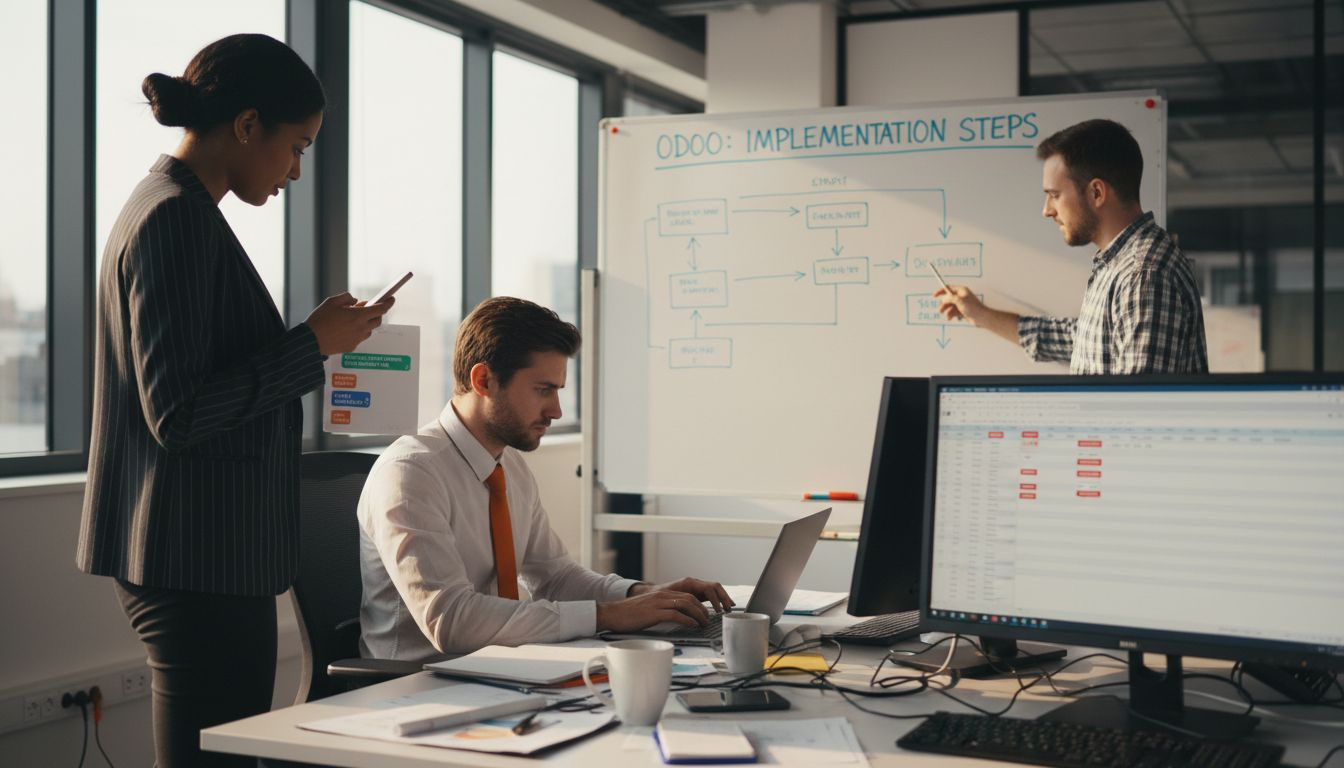 Bista team planning Odoo ERP steps