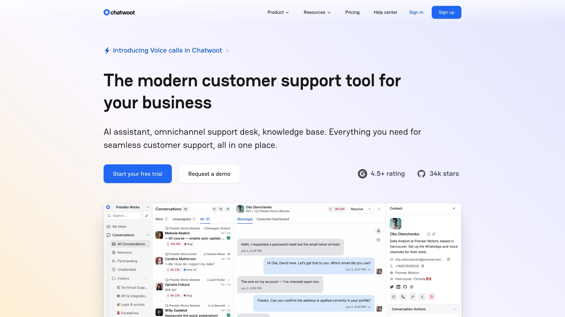 https://chatwoot.com