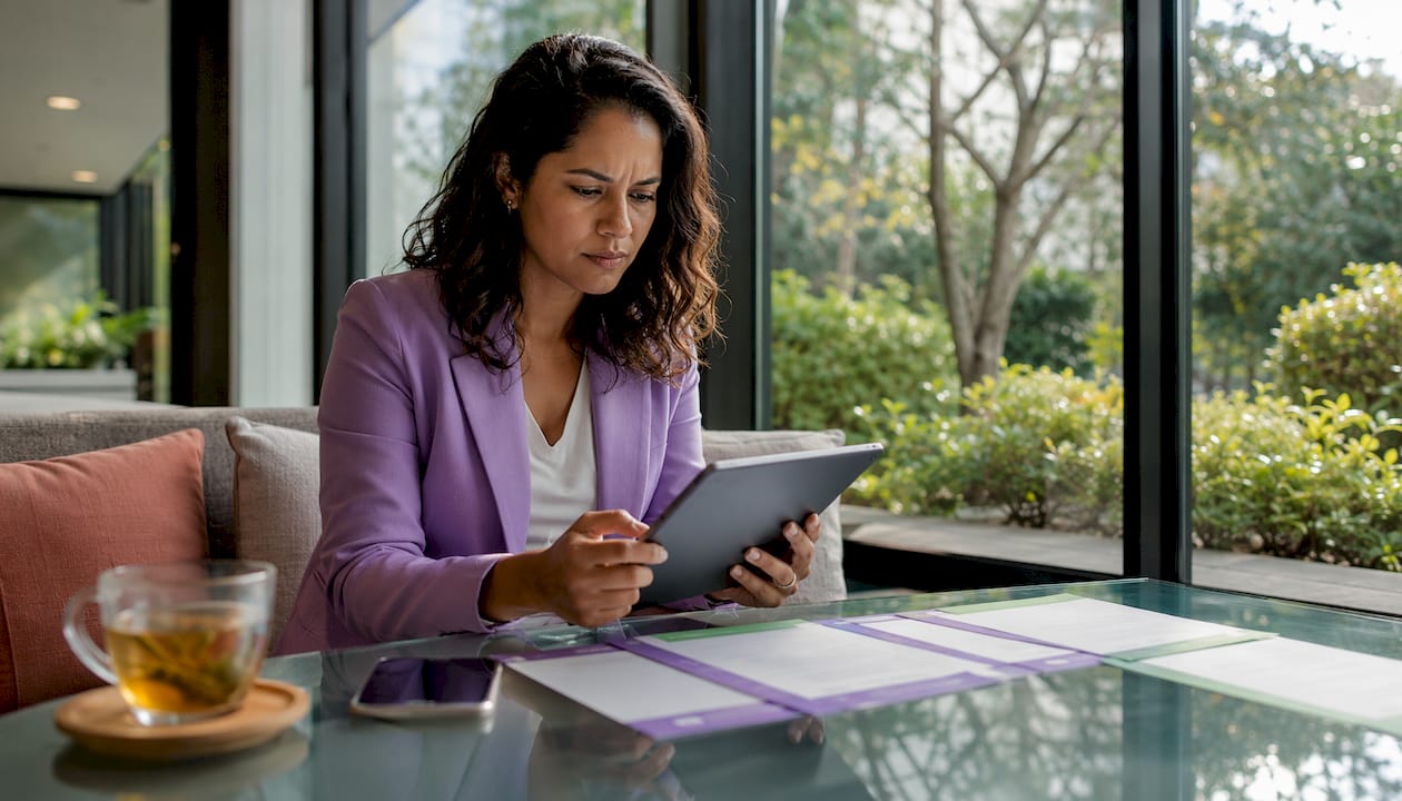 User frustrated with onboarding tablet form
