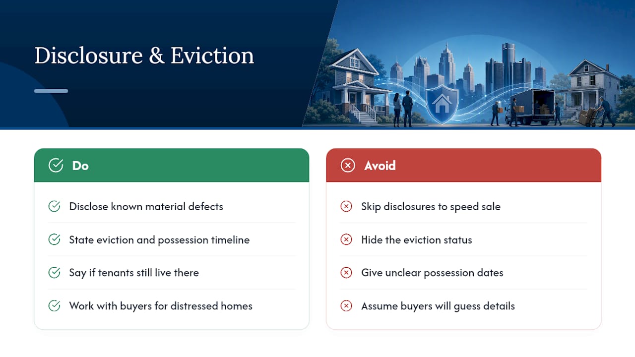 Do You Still Have to Disclose Problems With the House If You're Being Evicted? — overview diagram