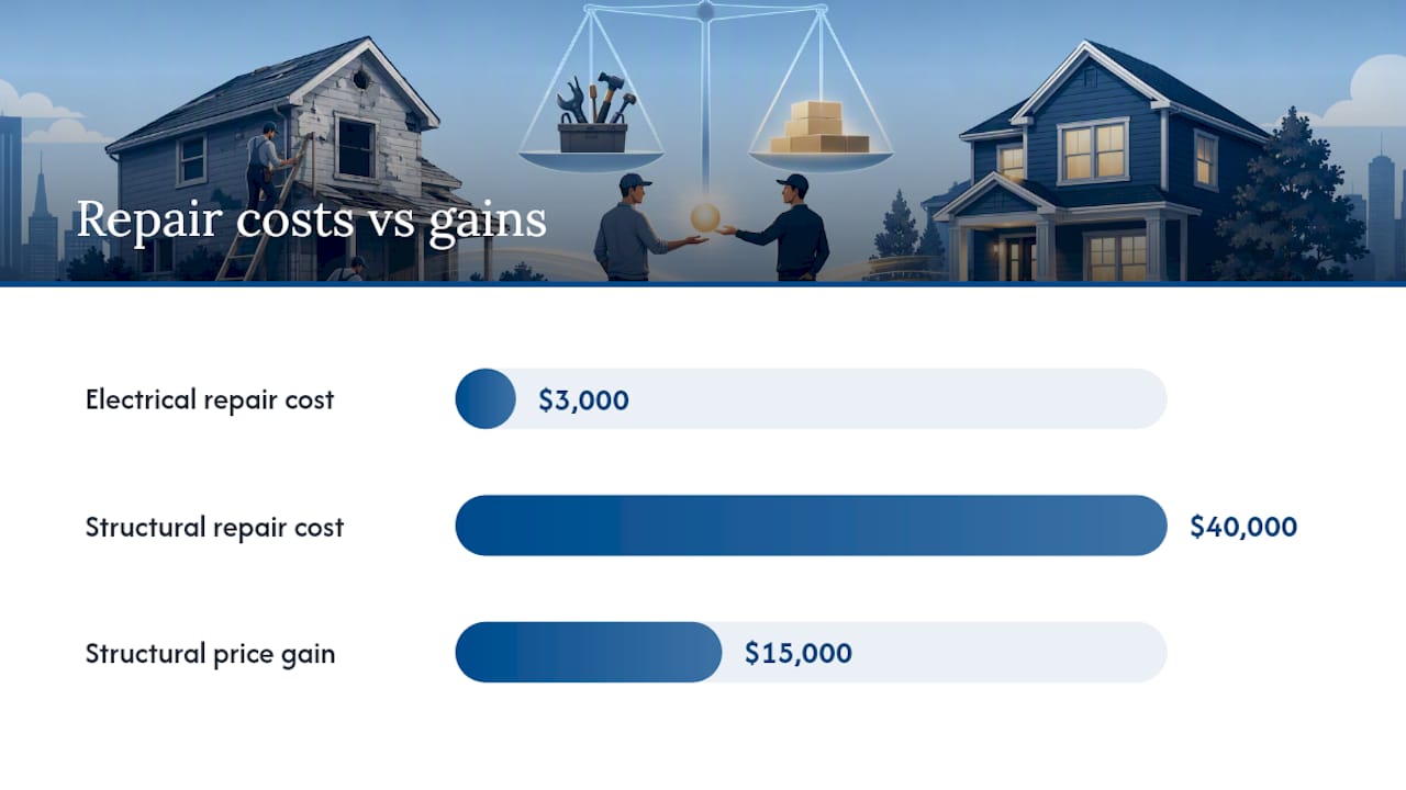 Should You Repair, Offer a Credit, or Sell As-Is? — overview diagram