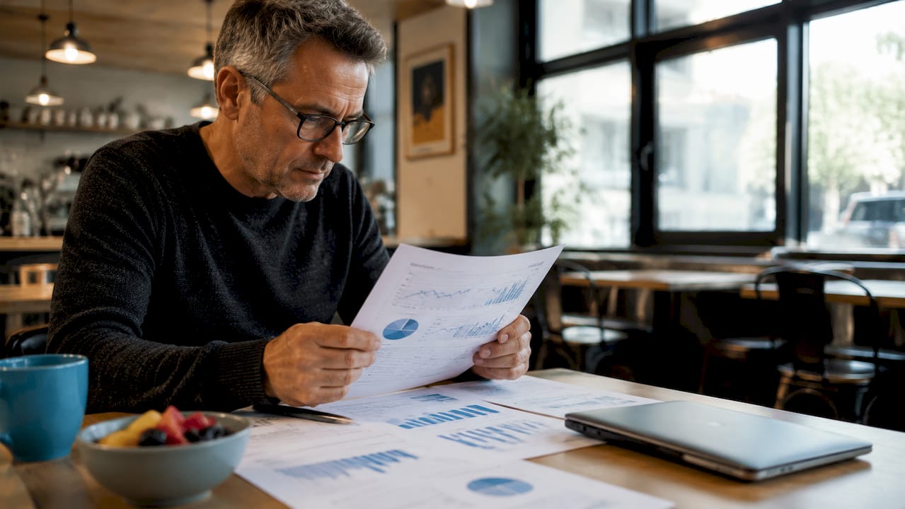 Analyst reviewing SEO and engagement reports
