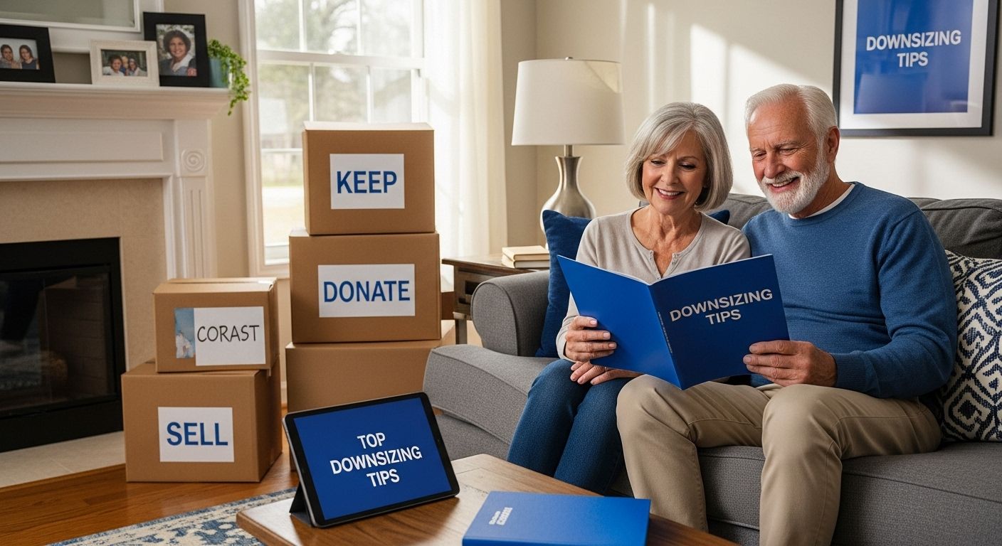 downsizing seniors living room