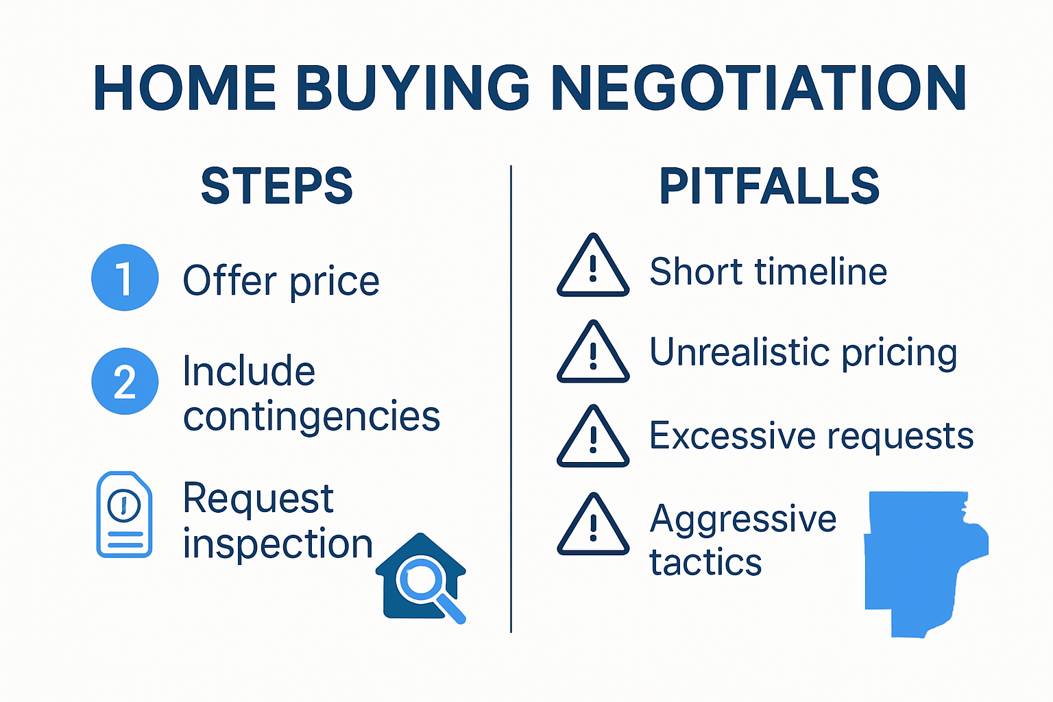 Negotiation strategies and pitfalls visualized