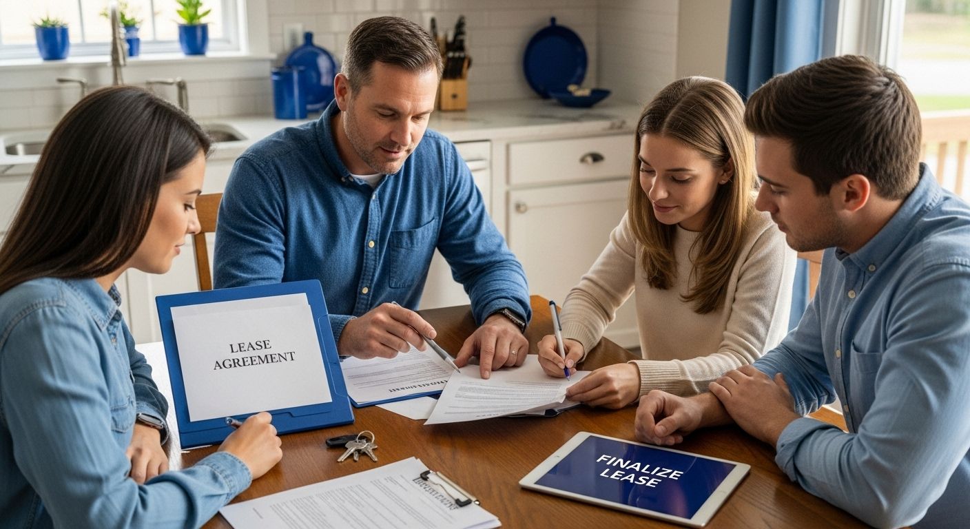 finalize lease agreement rental