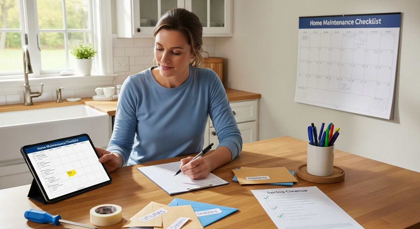 home maintenance checklist planning