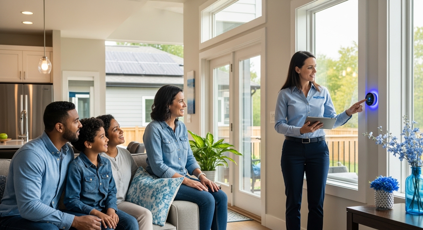 energy efficient home, smart technology, sustainable living