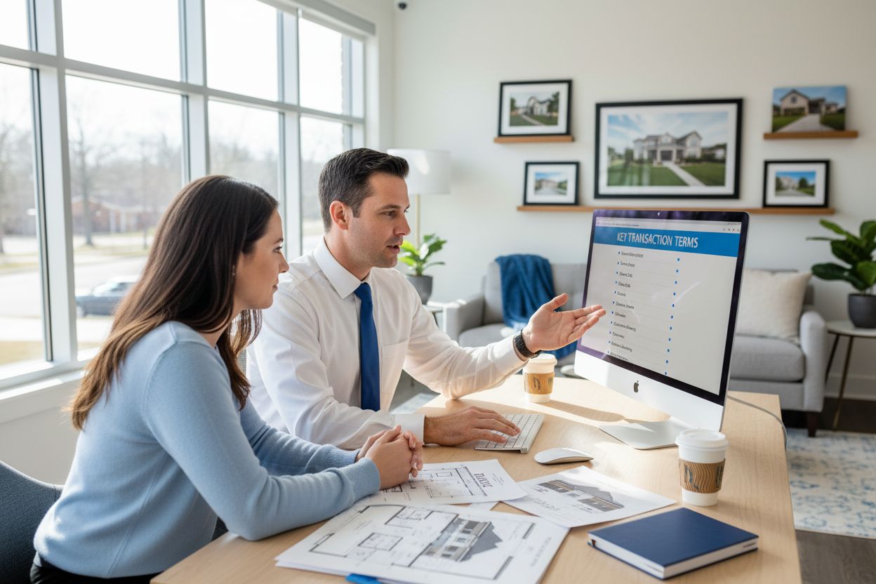 real estate transaction terms