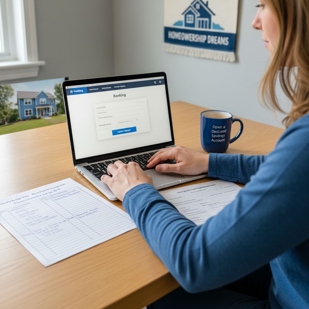dedicated savings account setup