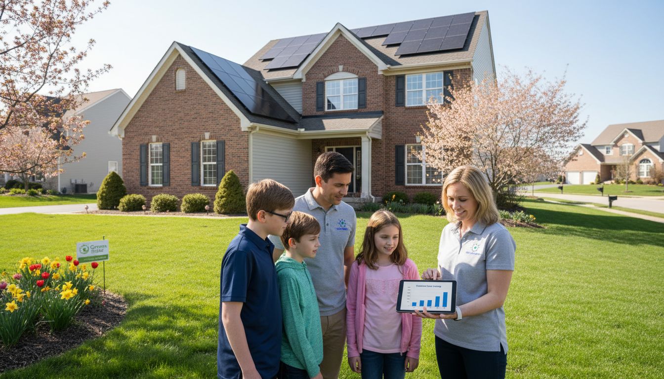 Michigan solar home