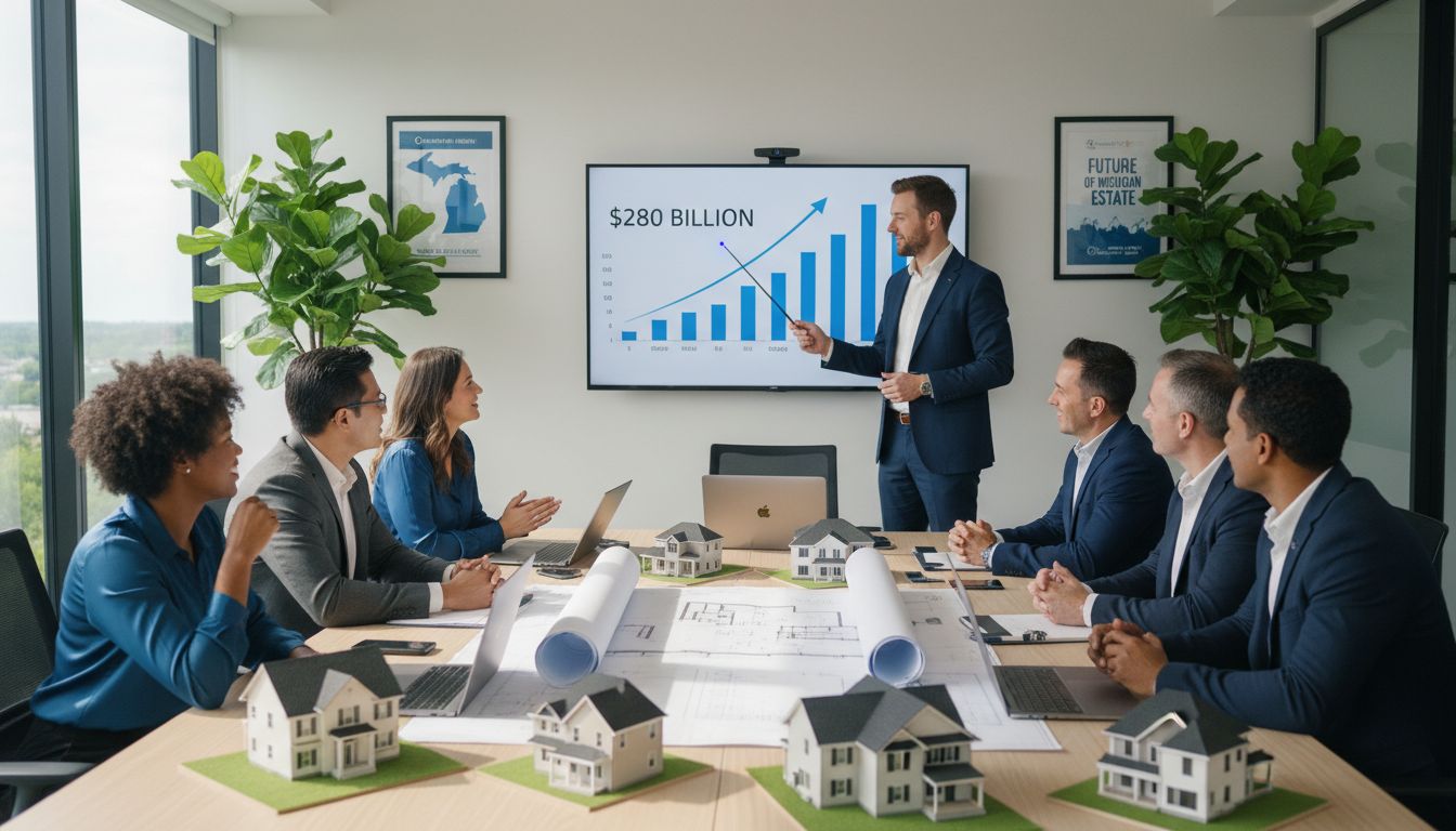 real estate investing office