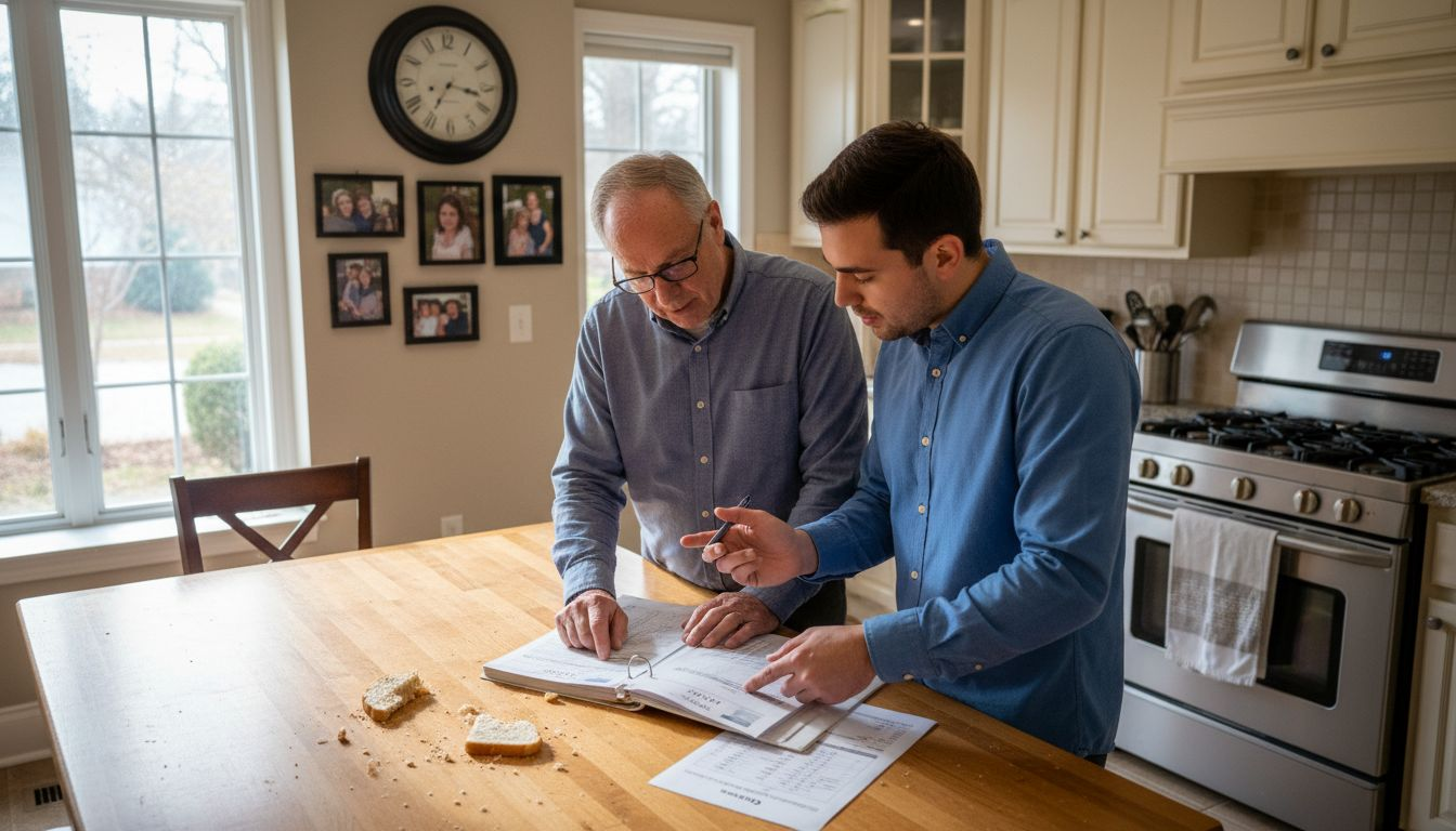 Homeowner and agent discuss pricing strategy