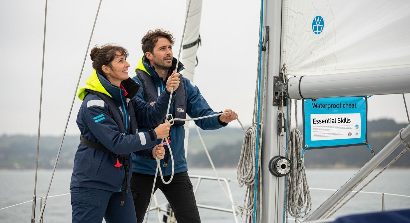 sailing teamwork adults