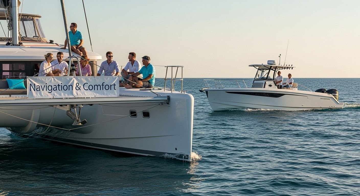 catamaran monohull sailing comfort
