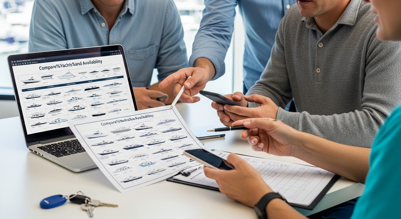 compare yachts booking