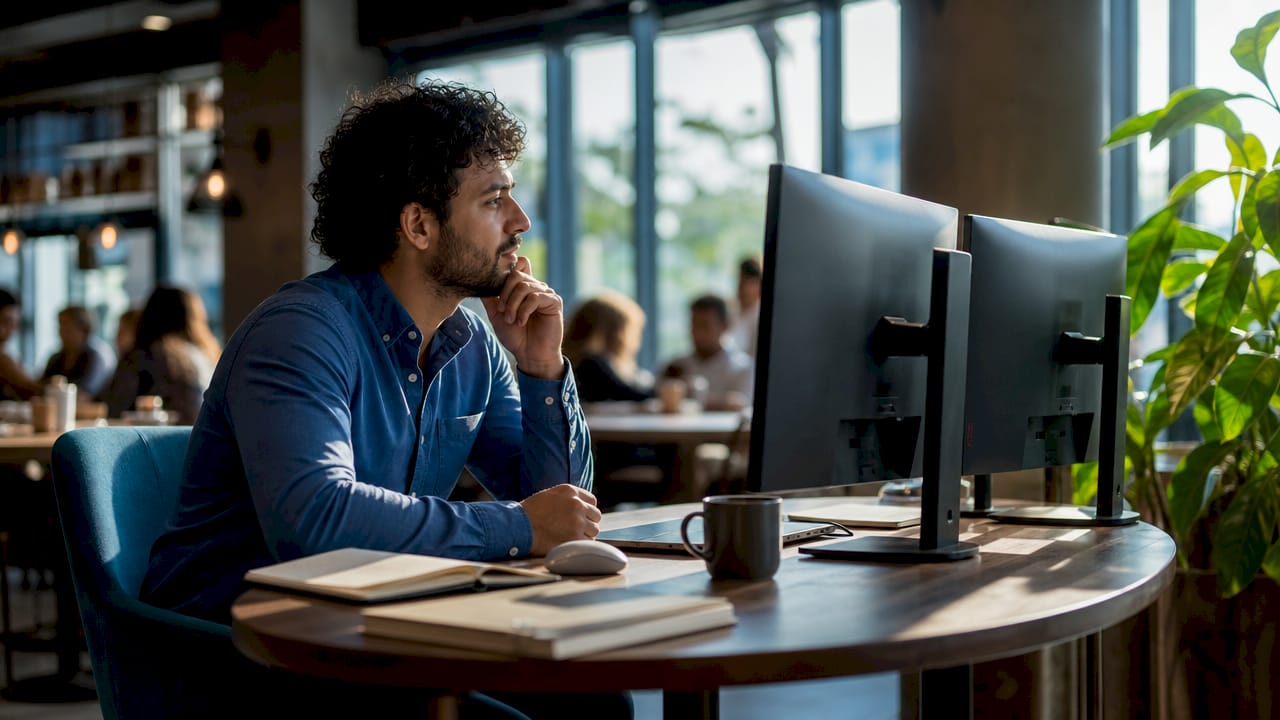 HR analyst integrating internal and external hiring data