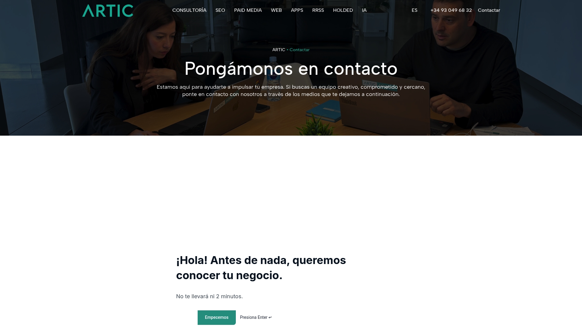 Cómo elegir agencia marketing digital para pymes https://articagency.com/contactar/