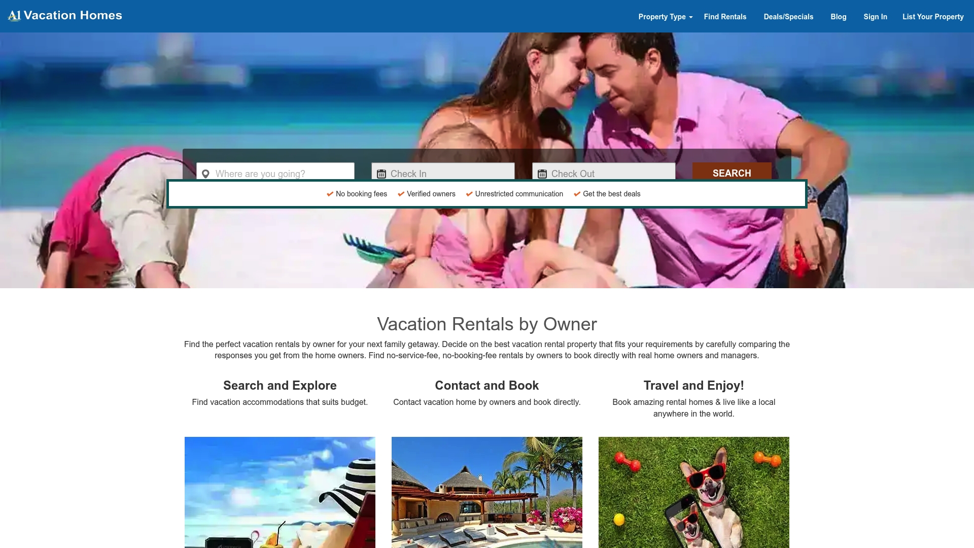 https://a1vacationhomes.com