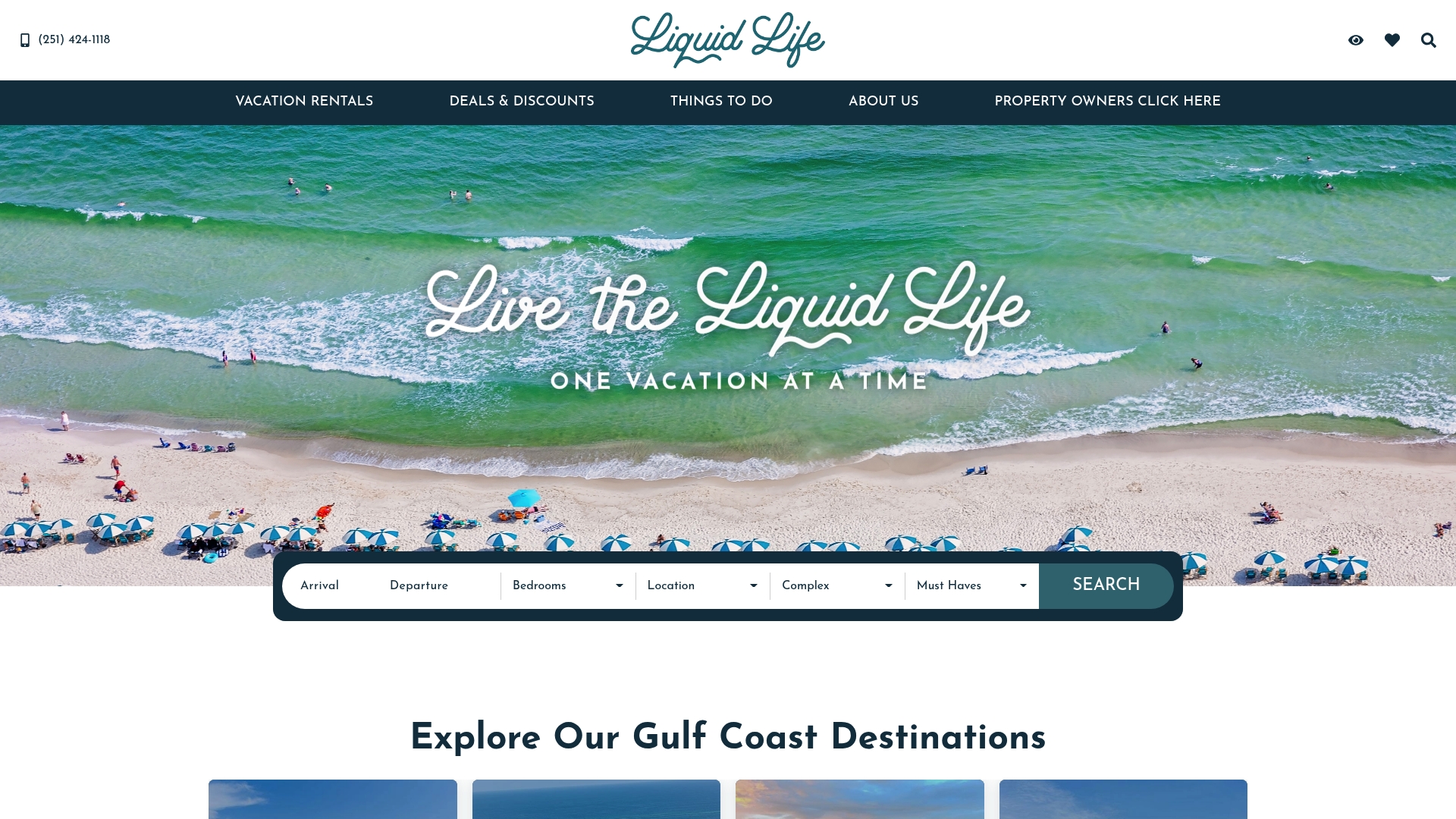 https://liquidlifevacationrentals.com