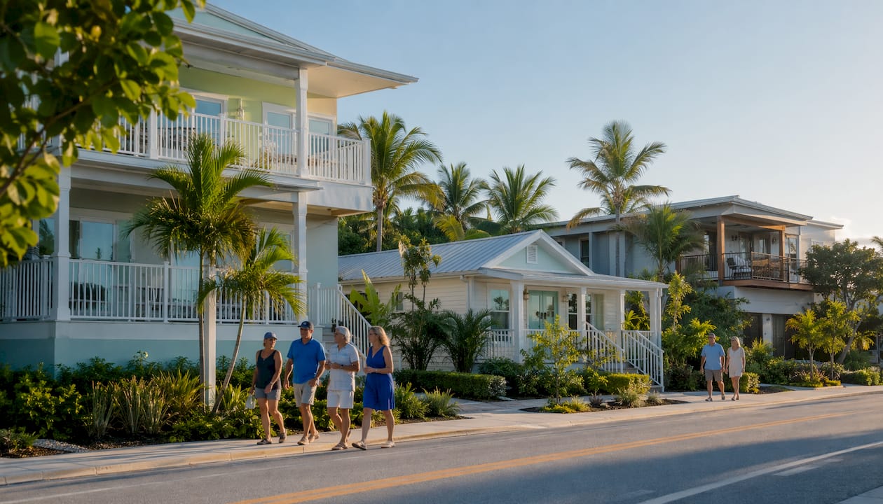 Varied Holmes Beach vacation rental homes exterior
