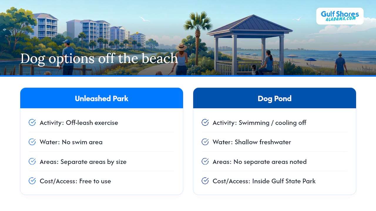Comparison of two dog-friendly alternatives