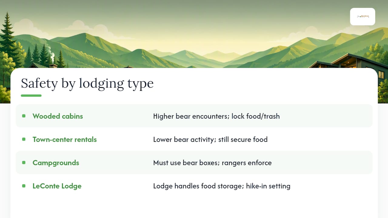 What Safety and Wildlife Precautions Matter for Your Stay? — overview diagram