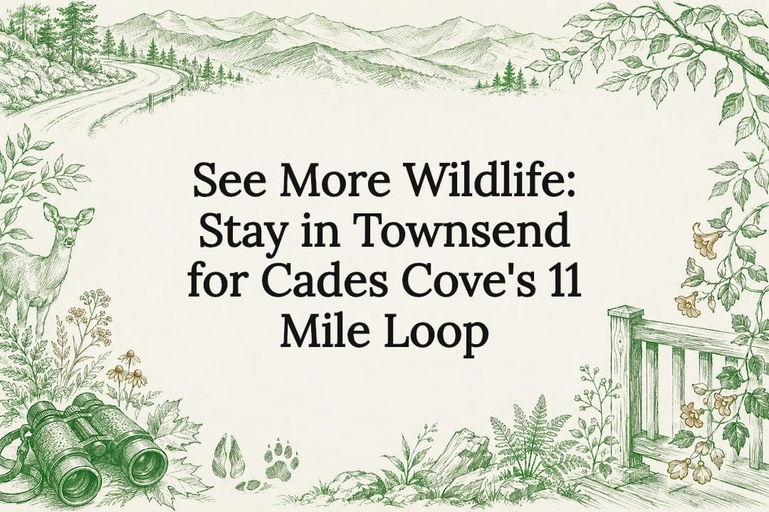 See More Wildlife: Stay in Townsend for Cades Cove's 11 Mile Loop