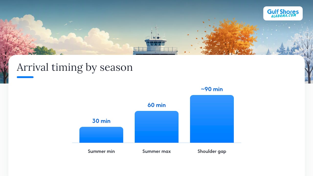 When Should You Arrive to Beat the Line? &mdash; overview diagram