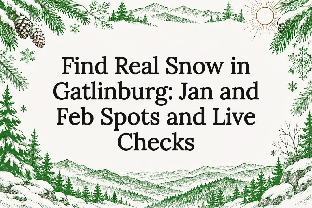 Find Real Snow in Gatlinburg: Jan and Feb Spots and Live Checks