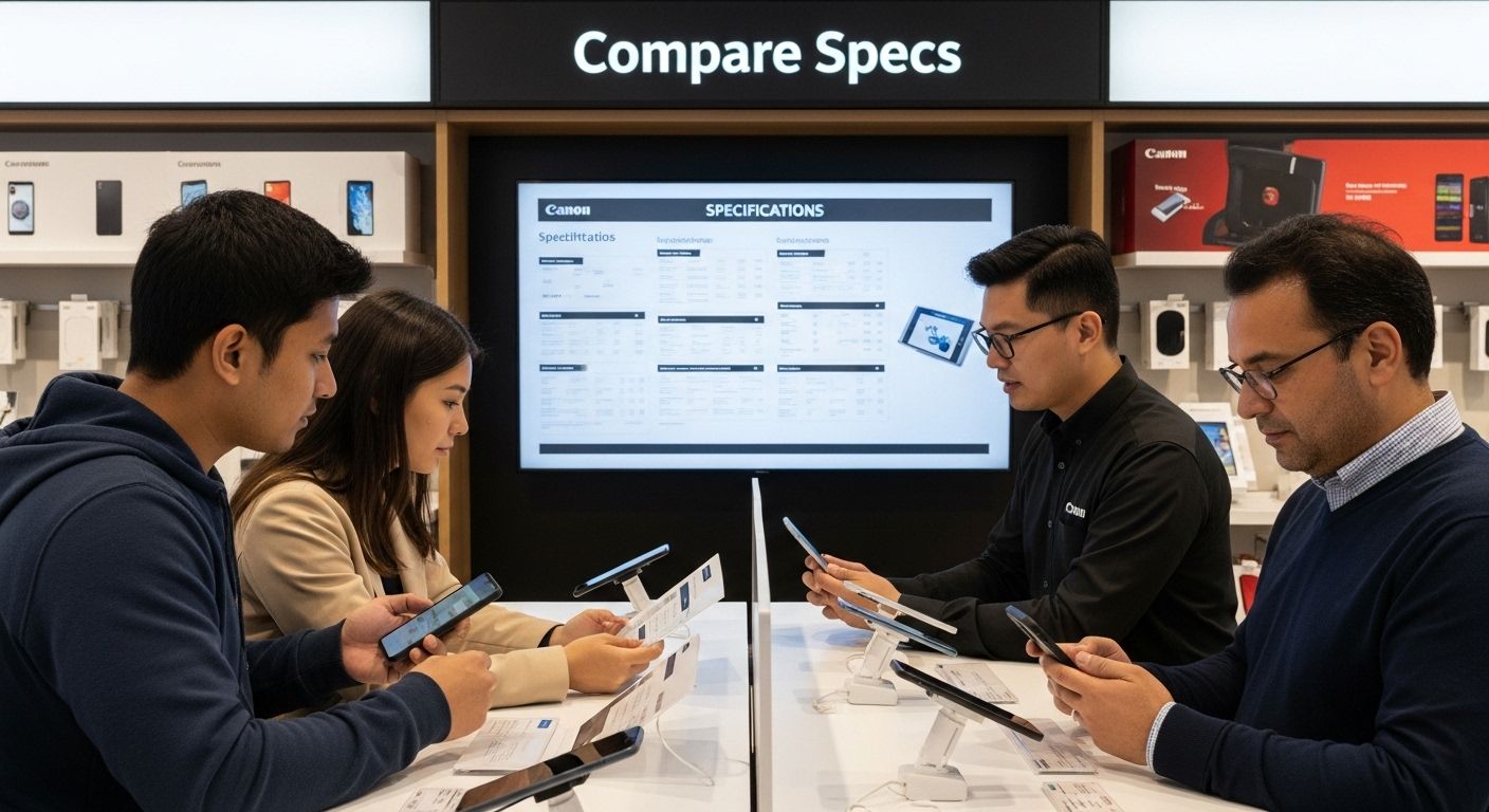 comparing product specs