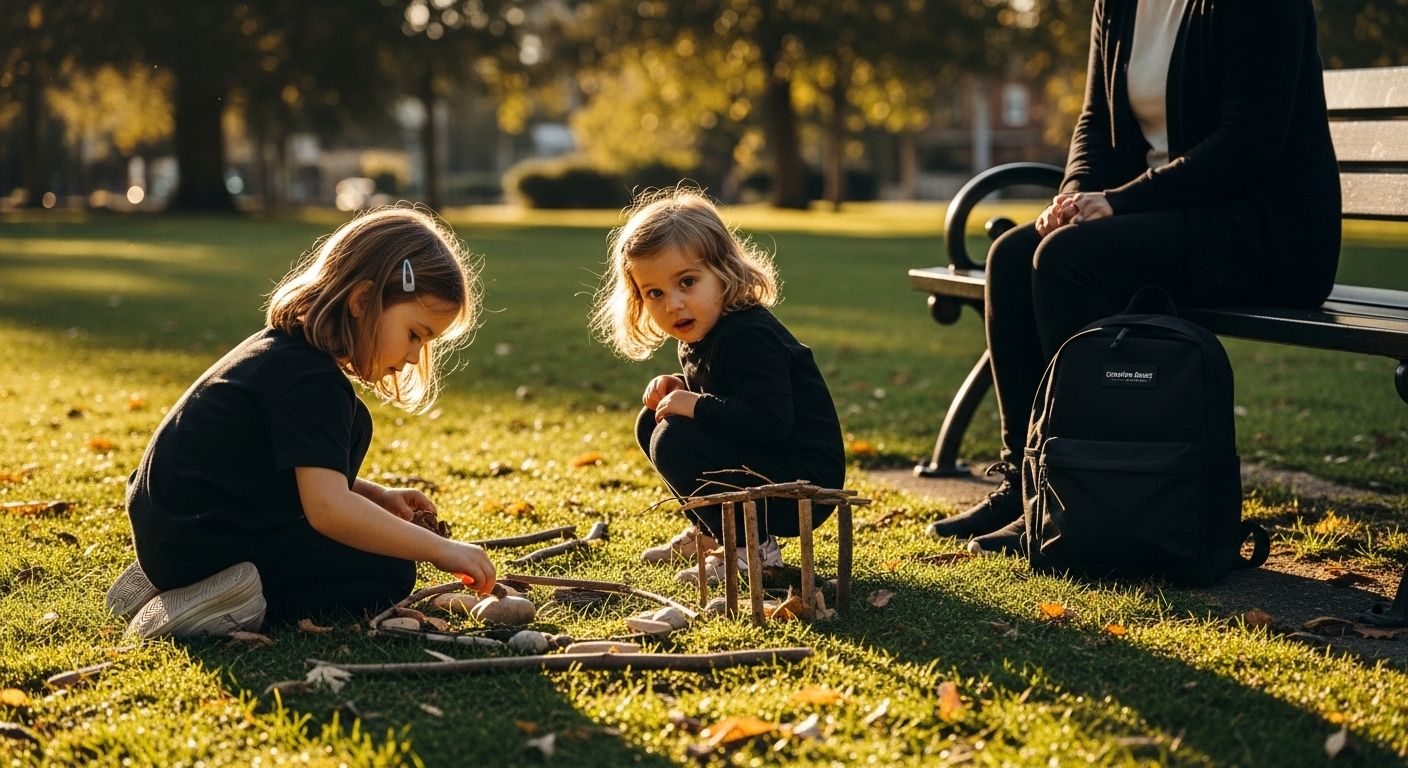 creative play nature child