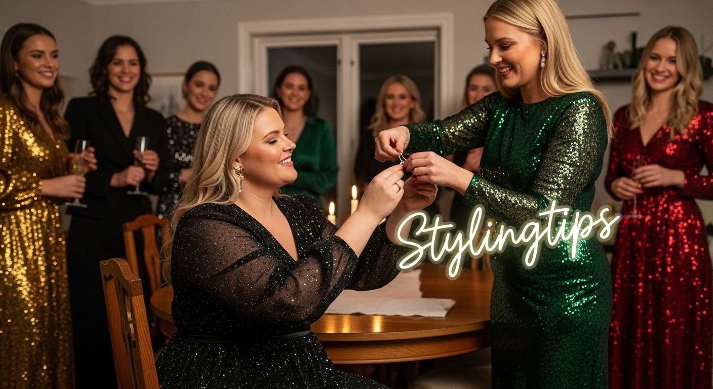 plus size styling festklänningar