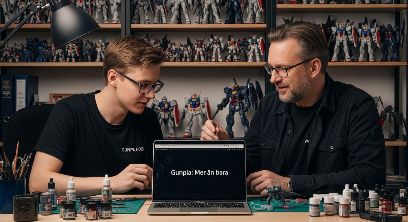 Gunpla bygg svensk verkstad
