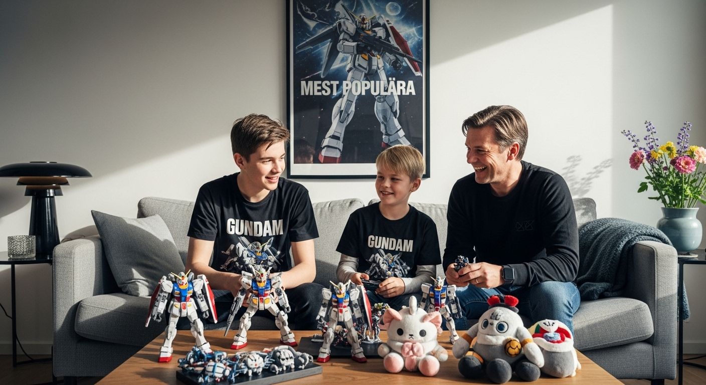 Gundam fans svensk familj