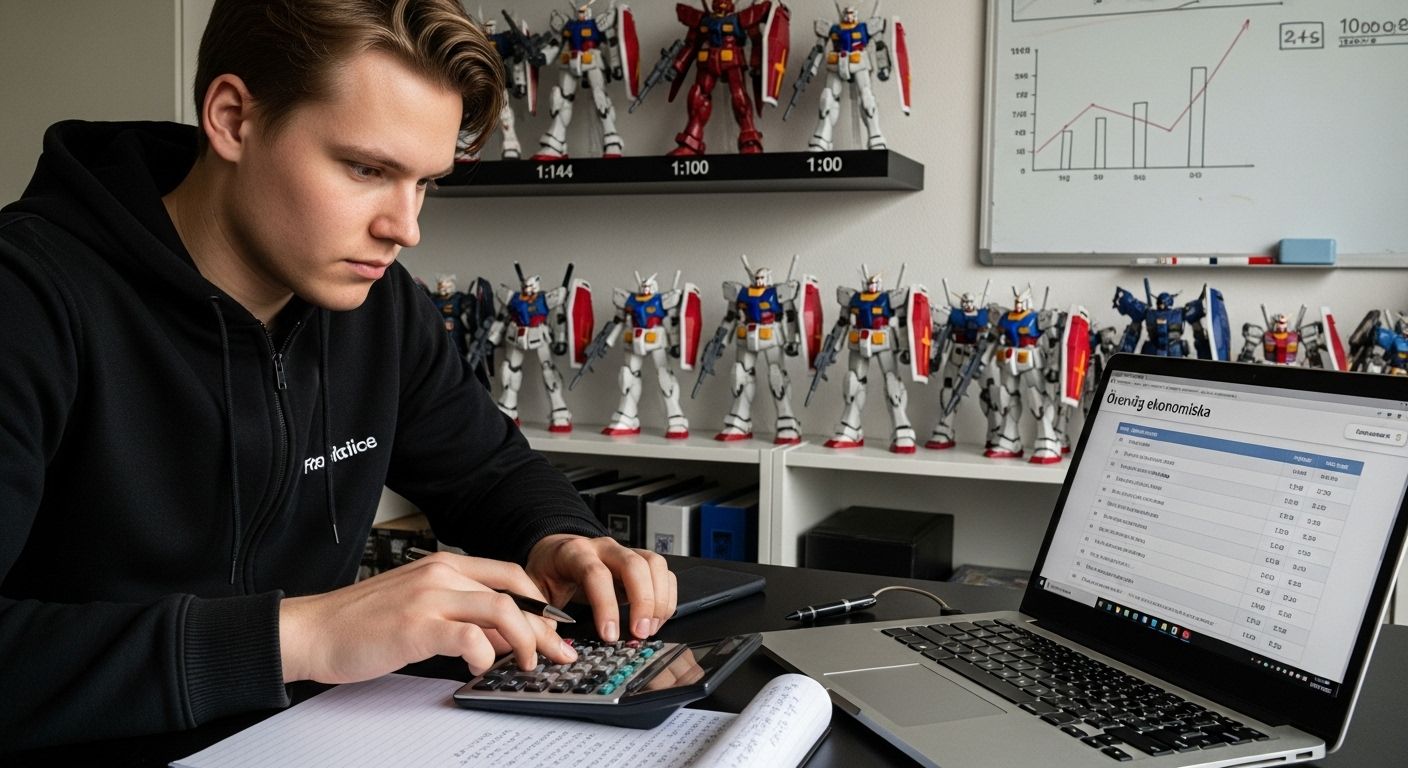 gundam ekonomi modell planering