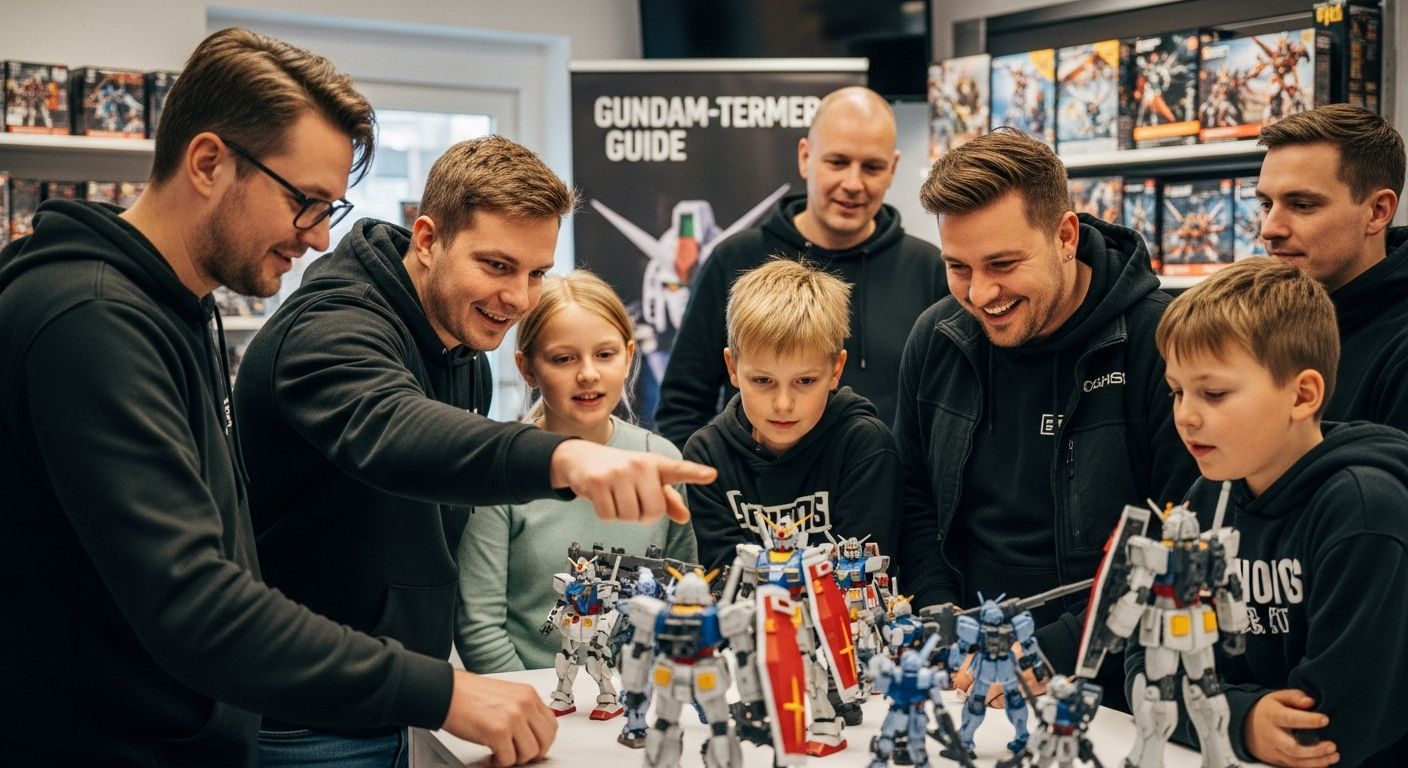 Gundam samlare hobbyister
