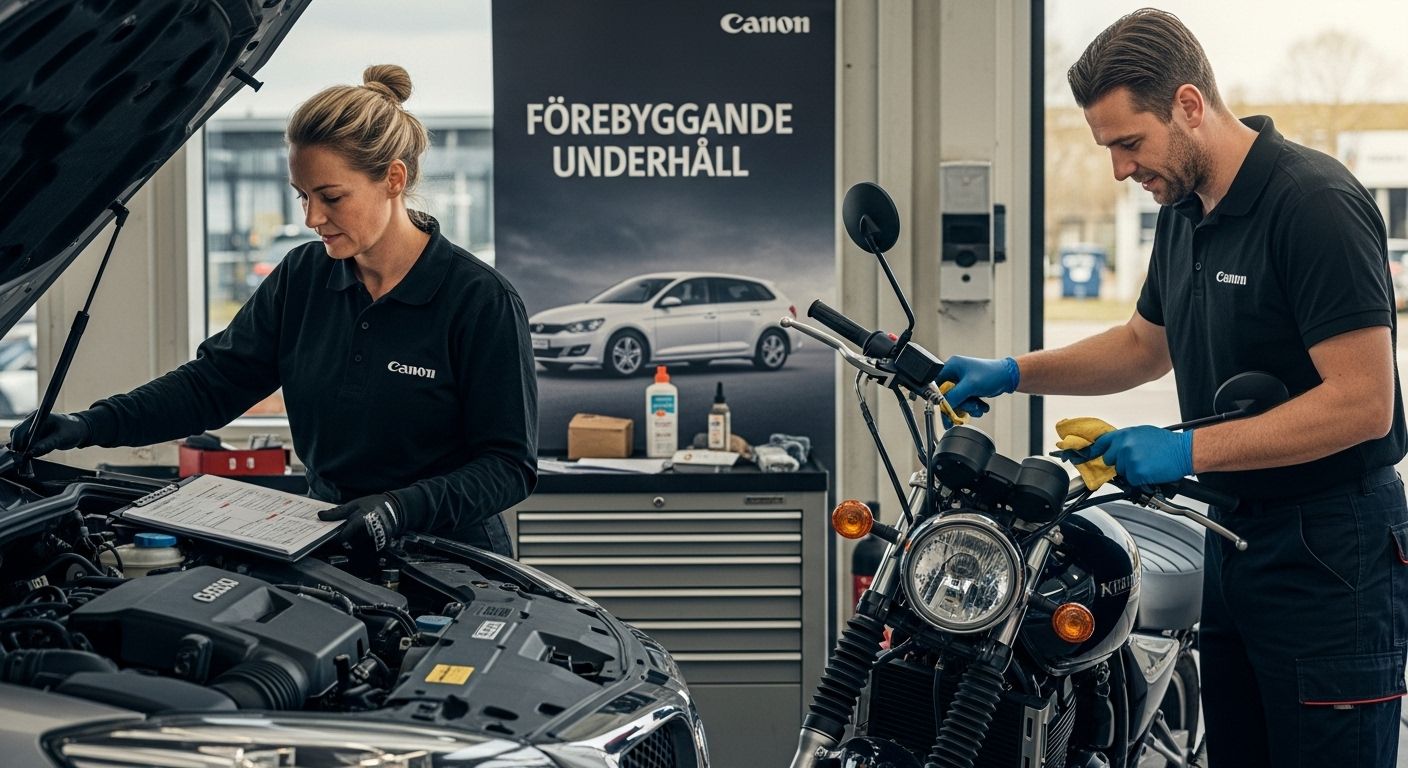 förebyggande underhåll svenska fordon