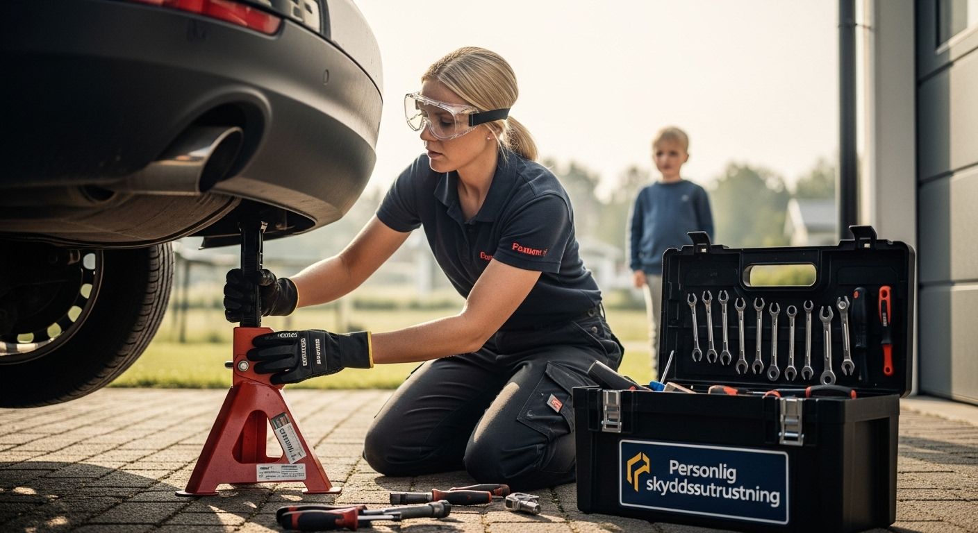 säker bilreparation utrustning