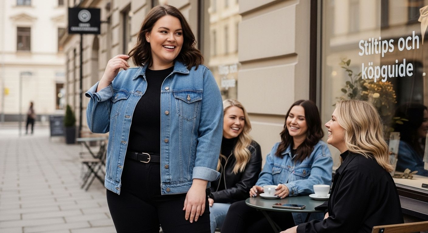 jeansjacka stora storlekar