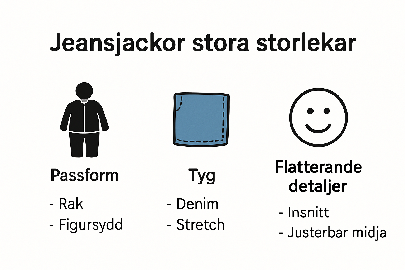 Comparison of denim jacket fit and style options for women in larger sizes