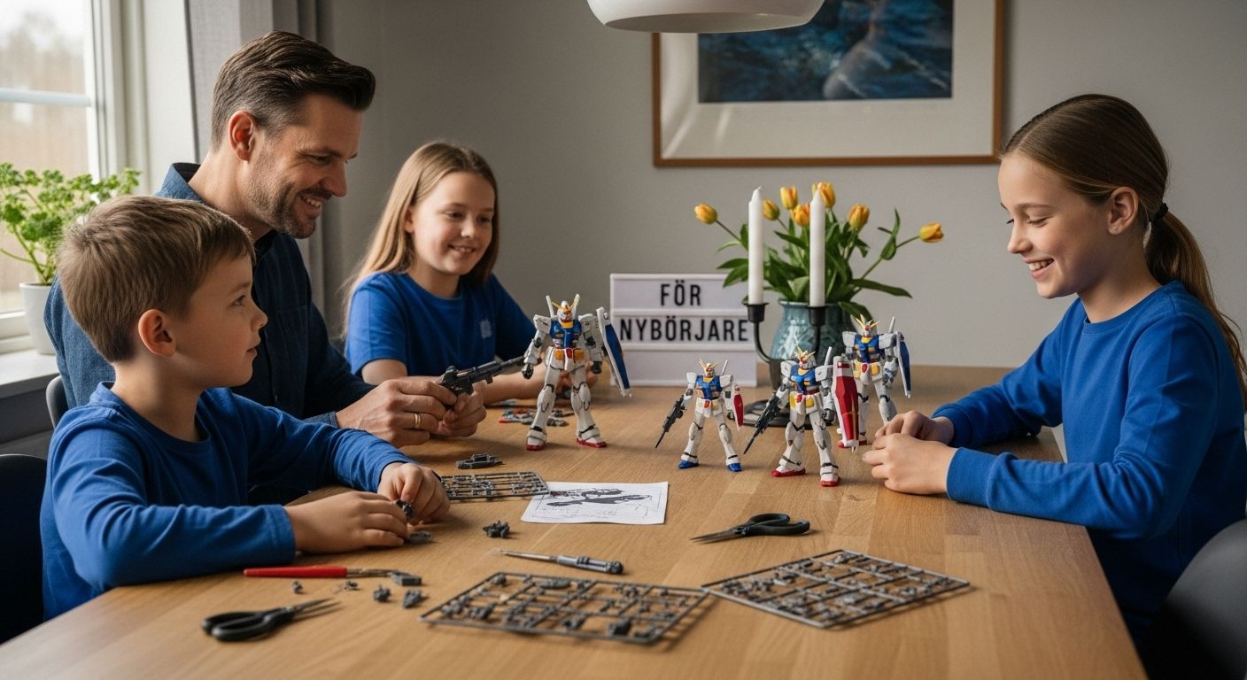 Gunpla building guide family